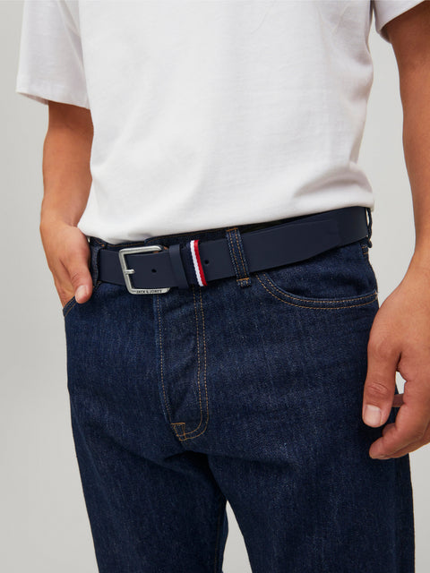 JACK & JONES JACESPO belt in navy blazer