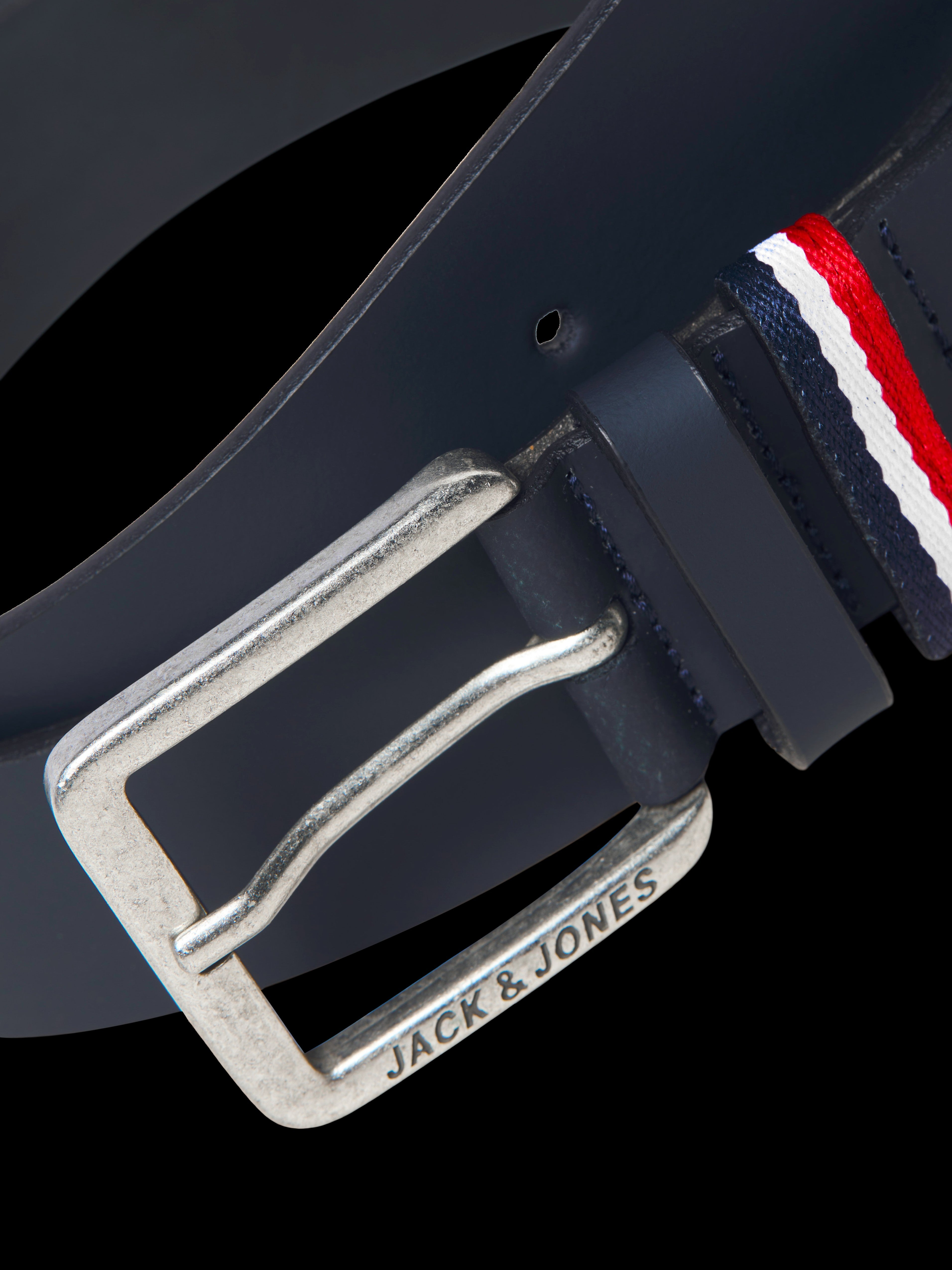 JACK & JONES JACESPO belt in navy blazer - Image 4
