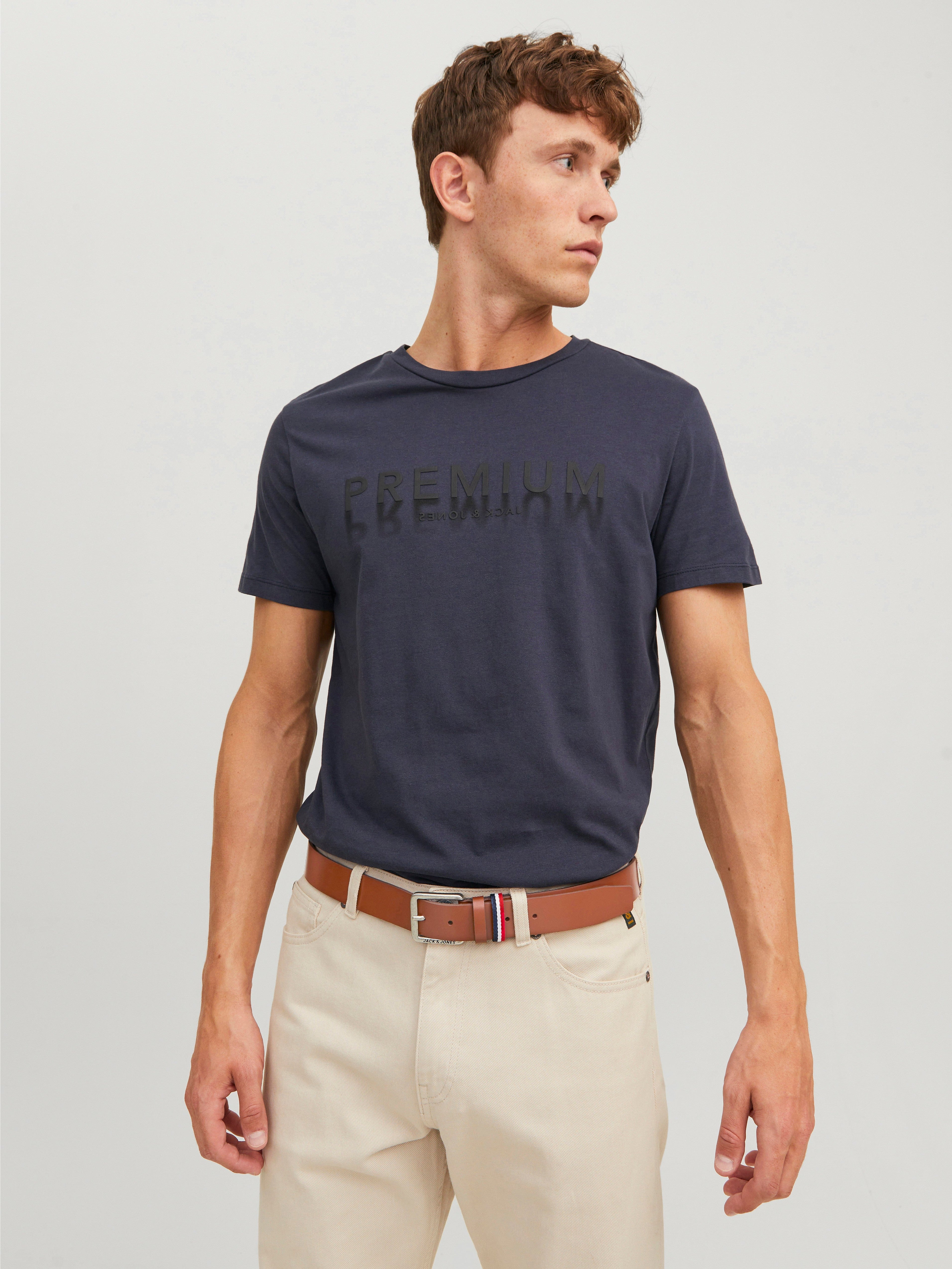 JACK & JONES JACESPO belt in cognac - Image 1