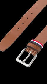 JACK & JONES JACESPO belt in cognac - Image 2