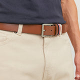 JACK & JONES JACESPO belt in cognac - Image 5