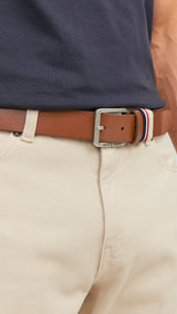 JACK & JONES JACESPO belt in cognac - Image 5