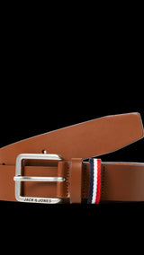 JACK & JONES JACESPO belt in cognac - Image 3