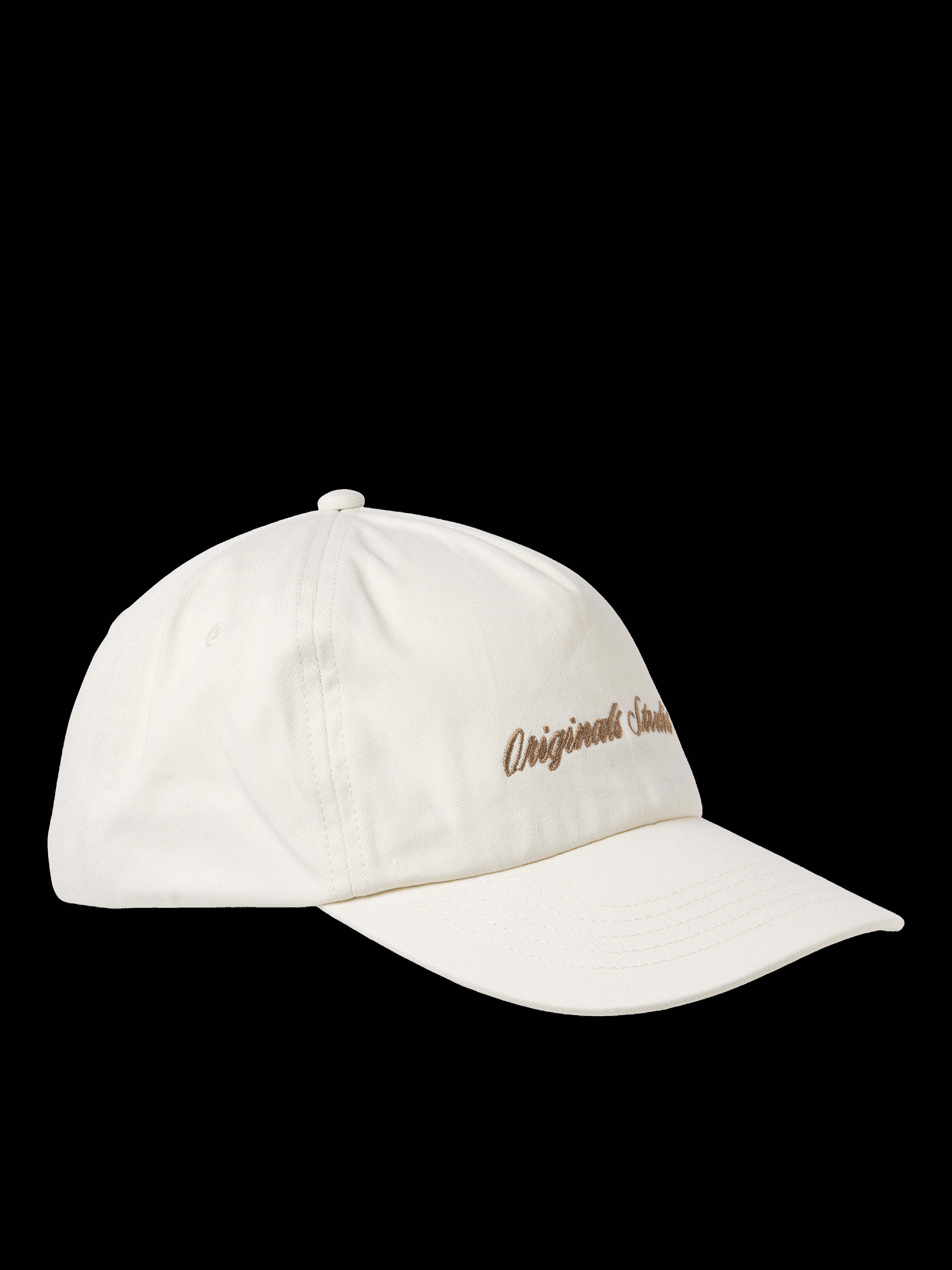 JACK & JONES JACFRAME norrebro cap in antique white - Image 3
