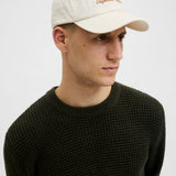 JACK & JONES JACFRAME norrebro cap in antique white - Image 5