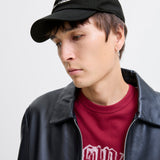 JACK & JONES JACFRAME norrebro cap in black - Image 5