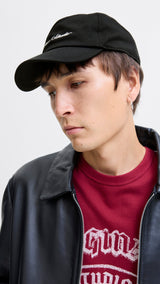 JACK & JONES JACFRAME norrebro cap in black - Image 5