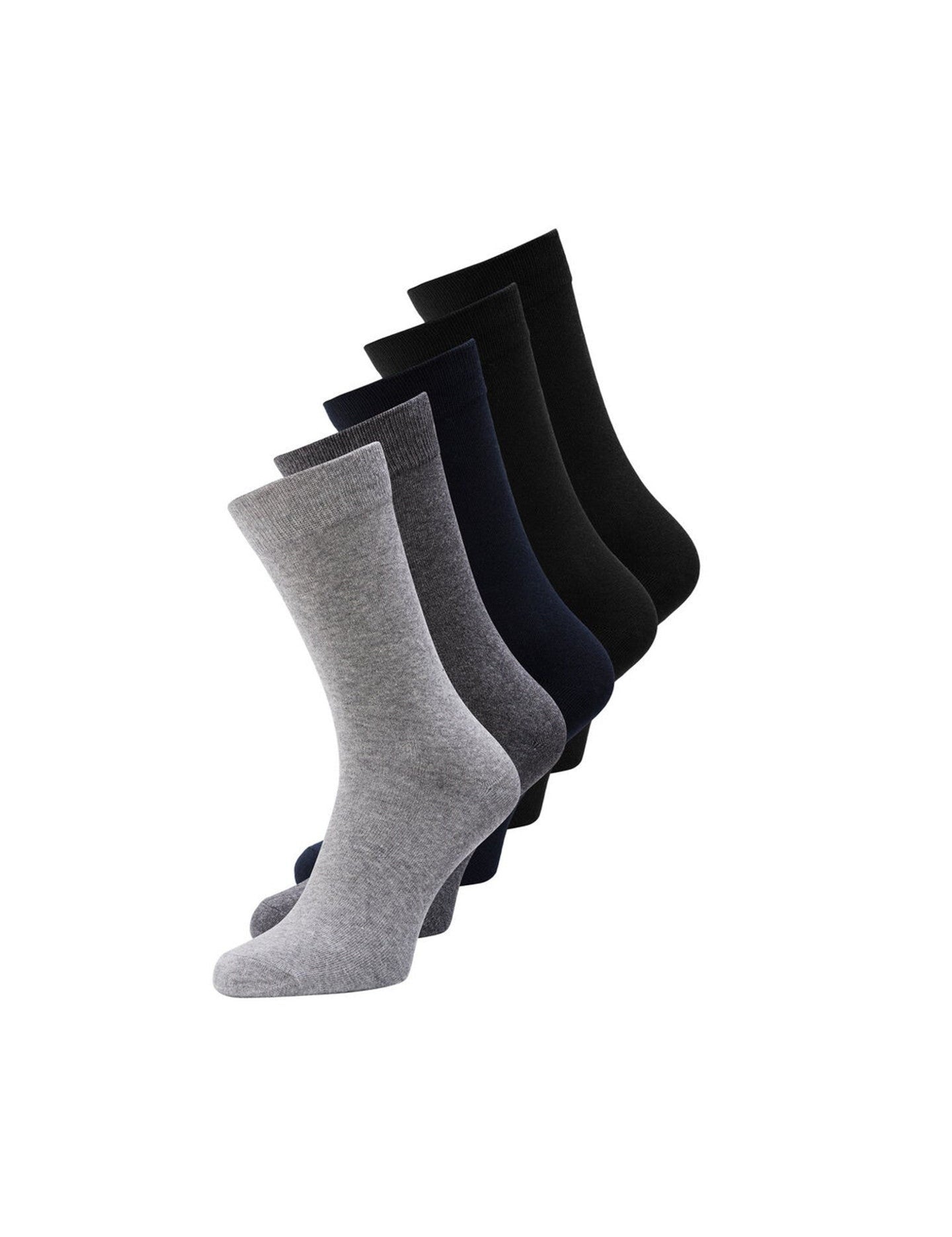 JACK & JONES JACJENS sock pack in dark grey  - Image 1