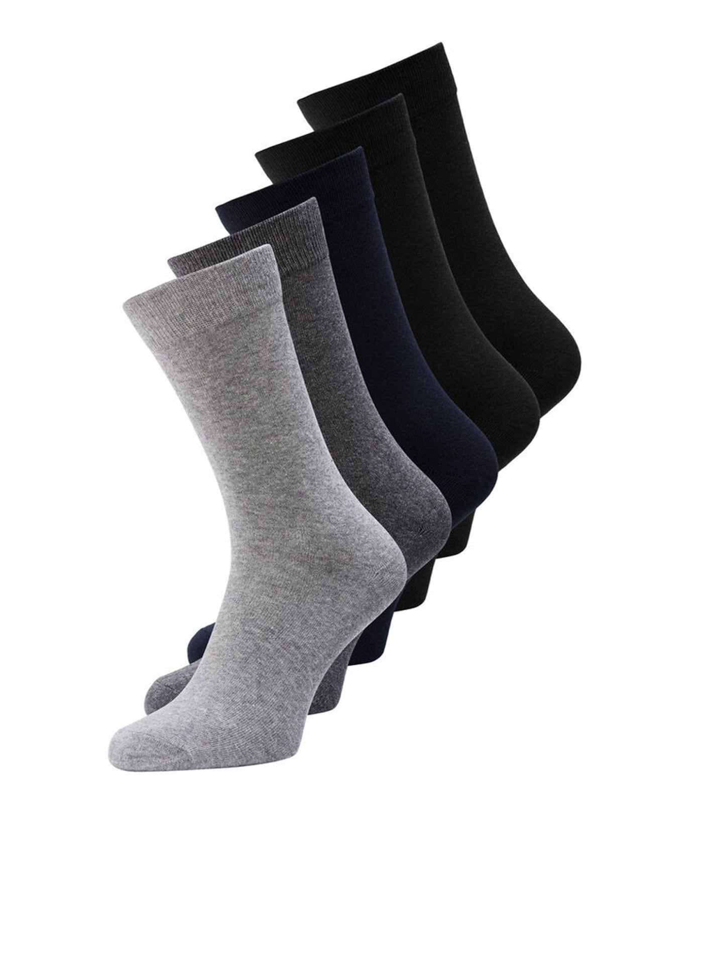 JACK & JONES JACJENS sock pack in dark grey  - Image 3
