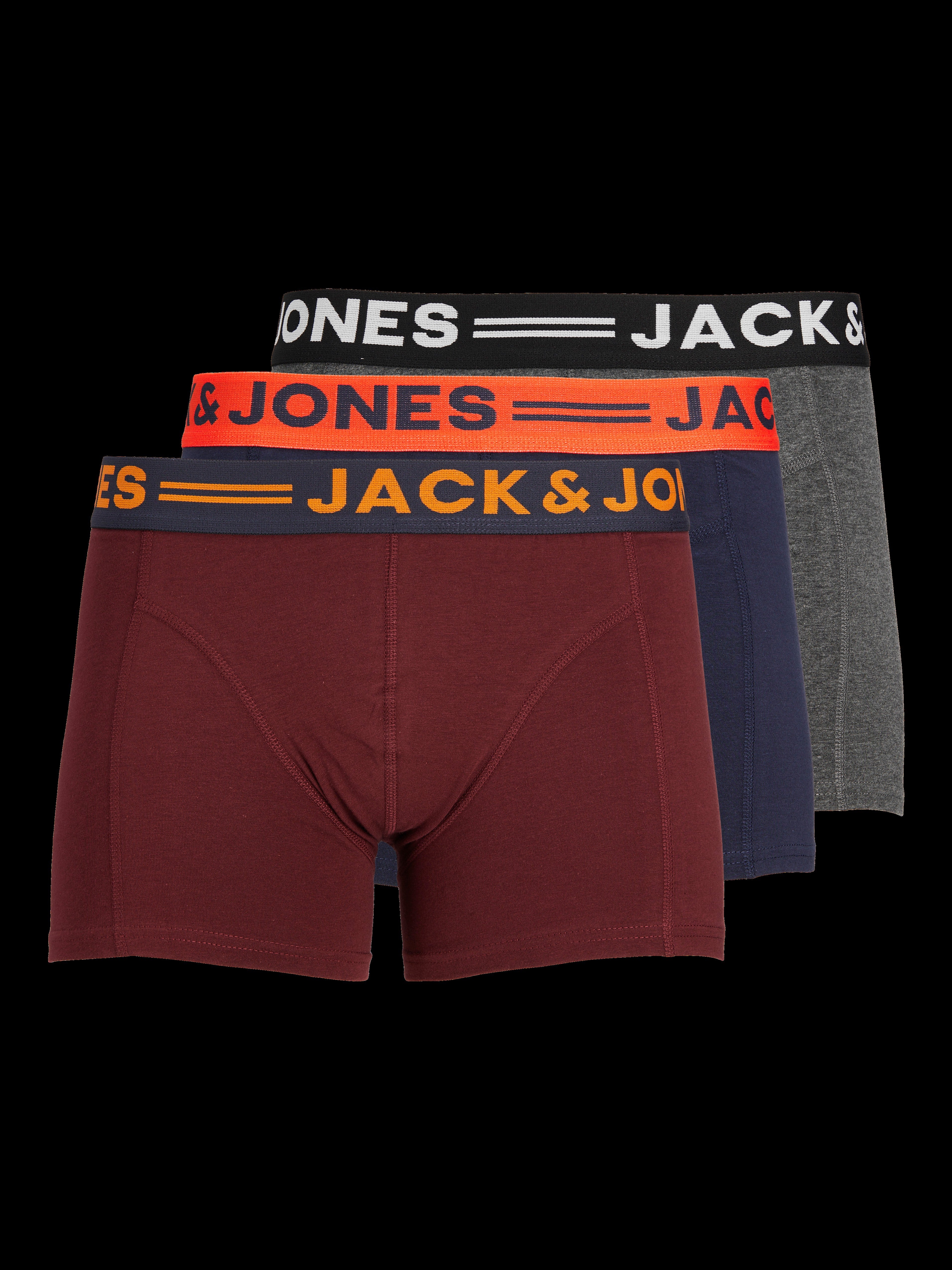 JACK & JONES JACLICHFIELD trunks pack in burgundy - Image 3
