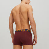 JACK & JONES JACLICHFIELD trunks pack in burgundy - Image 2