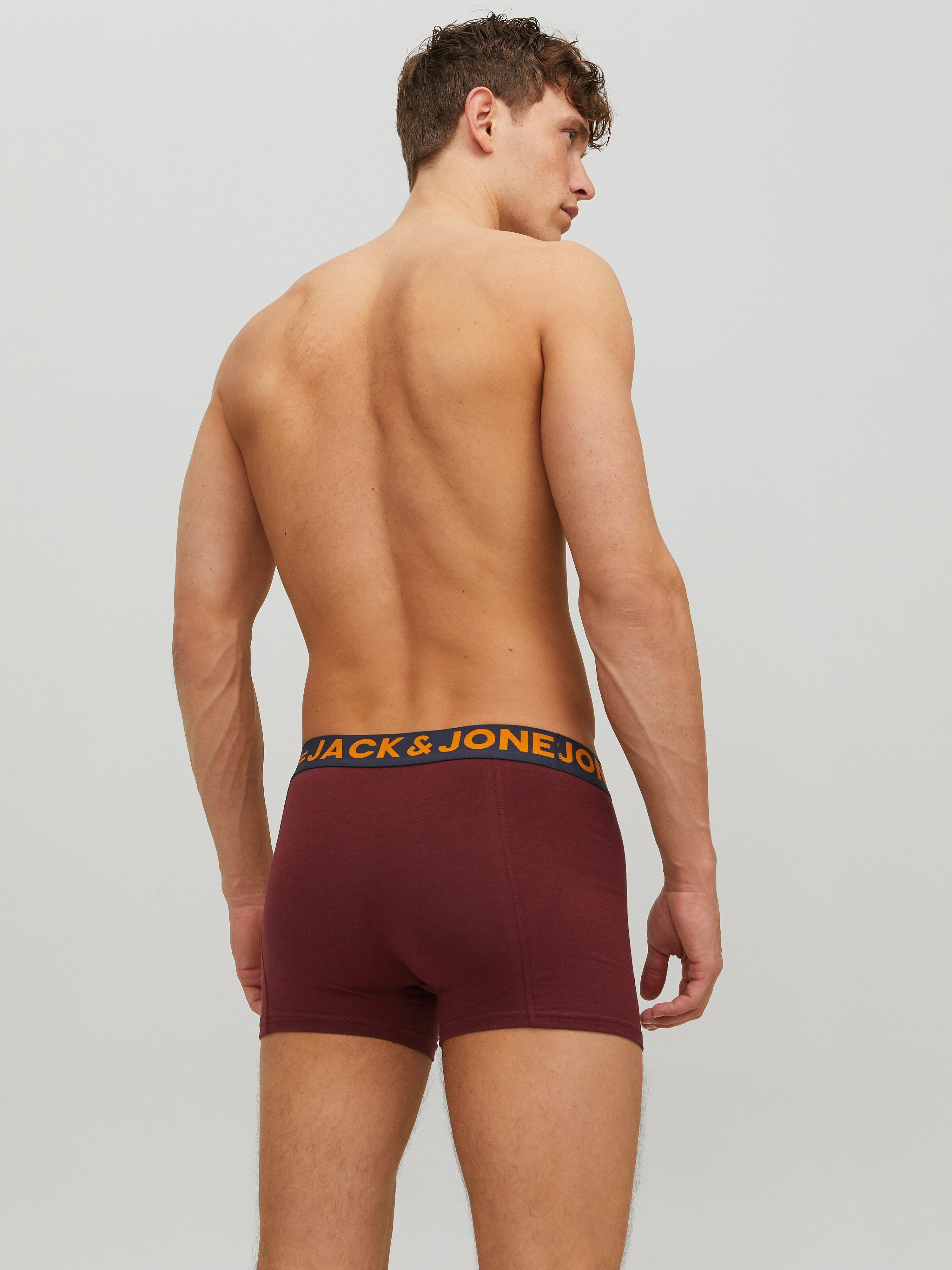 JACK & JONES JACLICHFIELD trunks pack in burgundy - Image 2