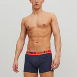 JACK & JONES JACLICHFIELD trunks pack in burgundy - Image 5