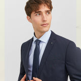 JACK & JONES JACSOLID tie in navy blazer - Image 5