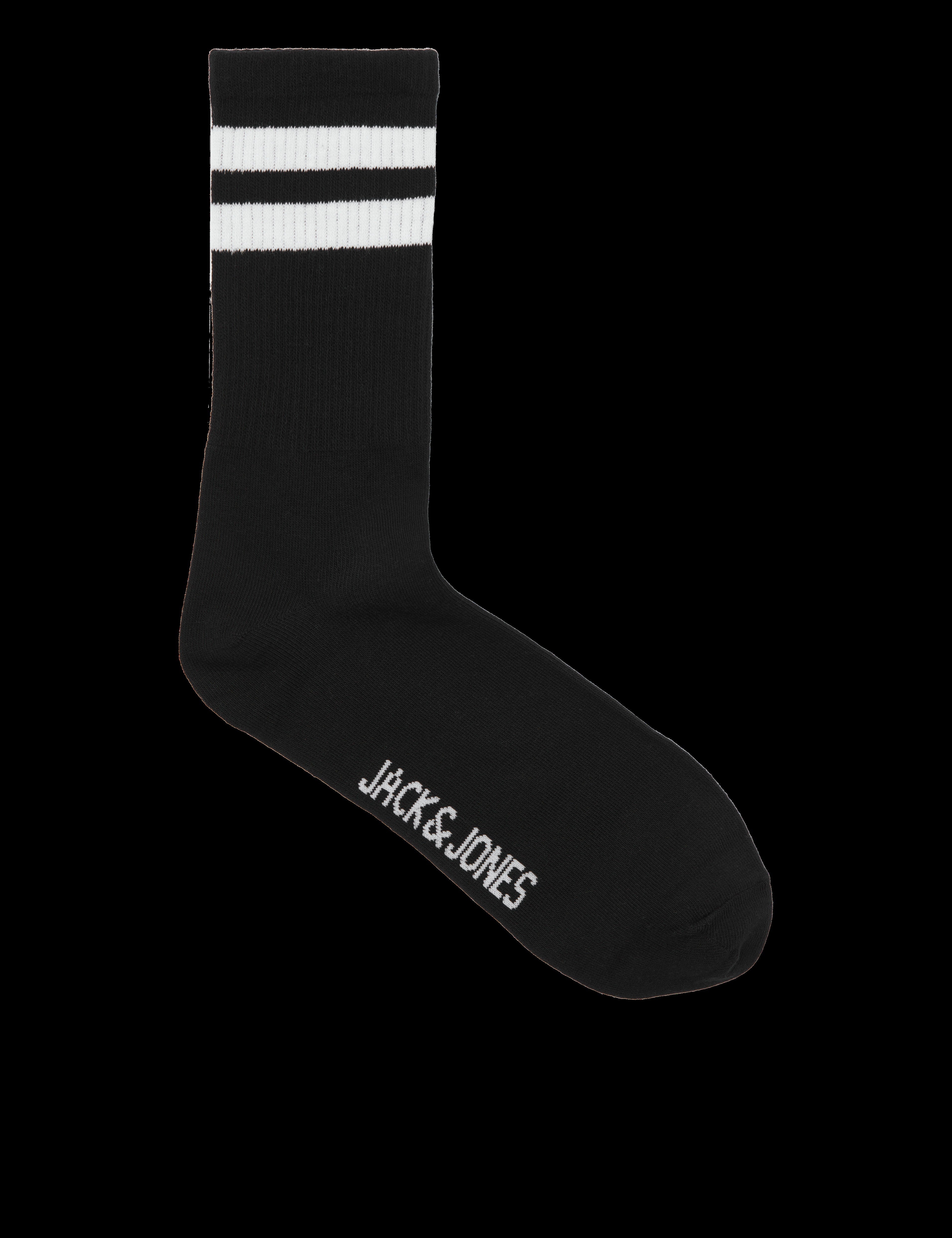 JACK & JONES JACTRAVIS tennis sock pack in black - Image 2