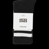 JACK & JONES JACTRAVIS tennis sock pack in black - Image 3