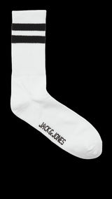 JACK & JONES JACTRAVIS tennis sock pack in white - Image 5
