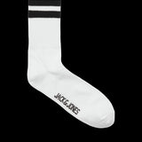 JACK & JONES JACTRAVIS tennis sock pack in white - Image 2