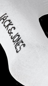 JACK & JONES JACTRAVIS tennis sock pack in white - Image 6