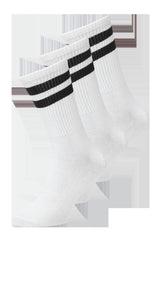 JACK & JONES JACTRAVIS tennis sock pack in white - Image 3