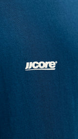 JACK & JONES JCOCLUB back text print tee crew neck - poseidon