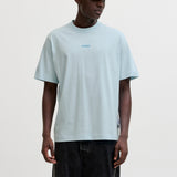 JACK & JONES JCOCLUB back text print tee crew neck - asphalt