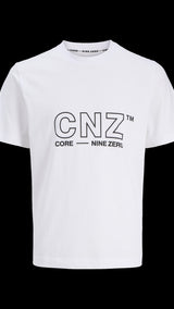 JACK & JONES JCOCNZAMSTERDAM branding t-shirt in bright white - Image 3