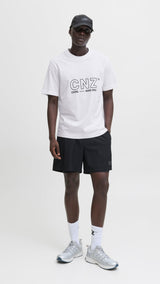 JACK & JONES JCOCNZAMSTERDAM branding t-shirt in bright white - Image 4