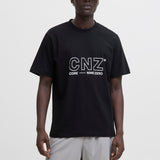 JACK & JONES JCOCNZAMSTERDAM branding t-shirt in black - Image 1