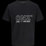 JACK & JONES JCOCNZAMSTERDAM branding t-shirt in black - Image 3