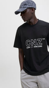 JACK & JONES JCOCNZAMSTERDAM branding t-shirt in black - Image 7