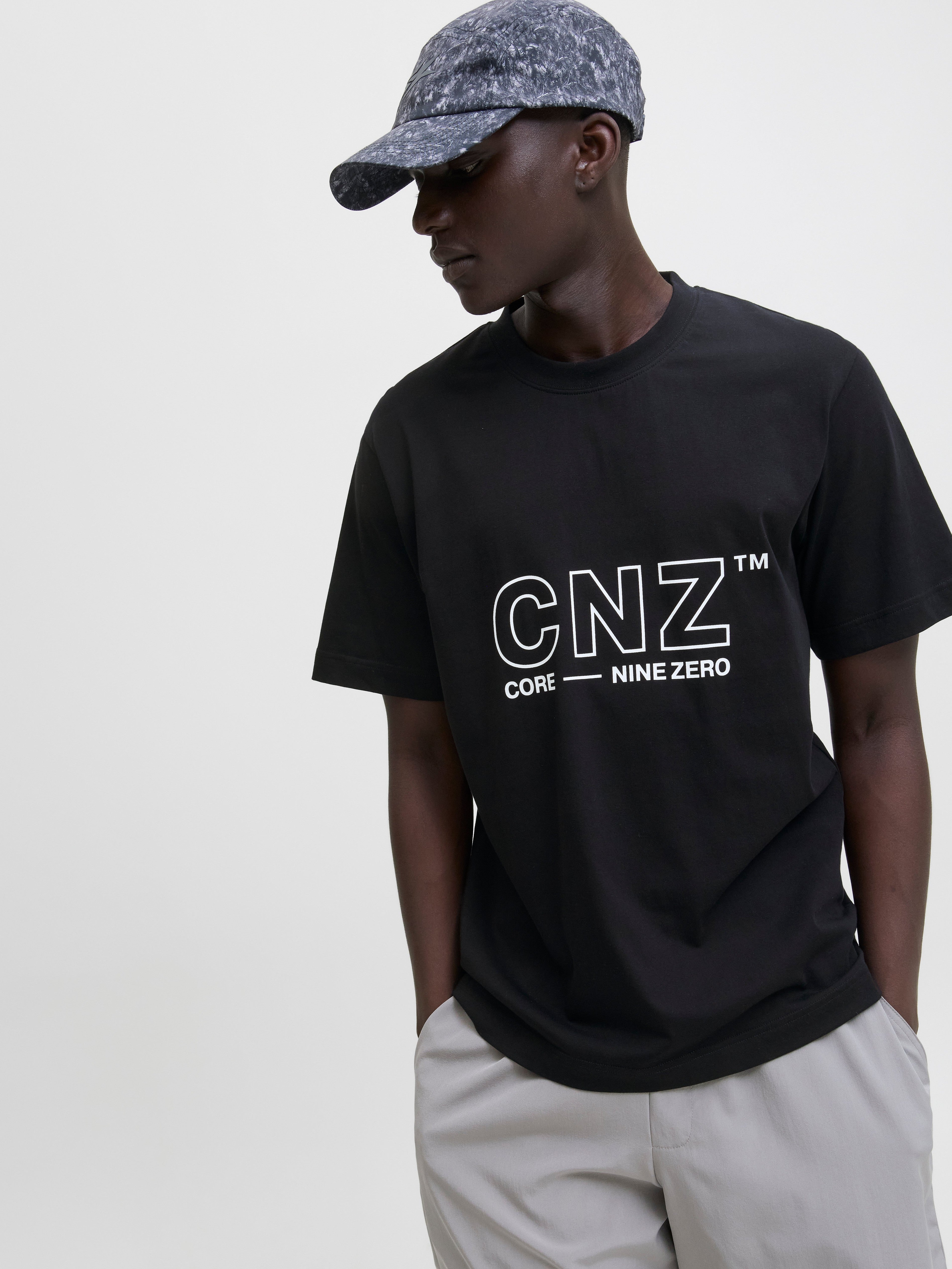 JACK & JONES JCOCNZAMSTERDAM branding t-shirt in black - Image 7