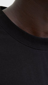 JACK & JONES JCOCNZAMSTERDAM branding t-shirt in black - Image 5