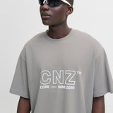 JACK & JONES JCOCNZAMSTERDAM branding t-shirt in gray flannel - Image 8