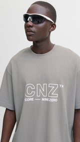 JACK & JONES JCOCNZAMSTERDAM branding t-shirt in gray flannel - Image 8