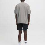 JACK & JONES JCOCNZAMSTERDAM branding t-shirt in gray flannel - Image 2