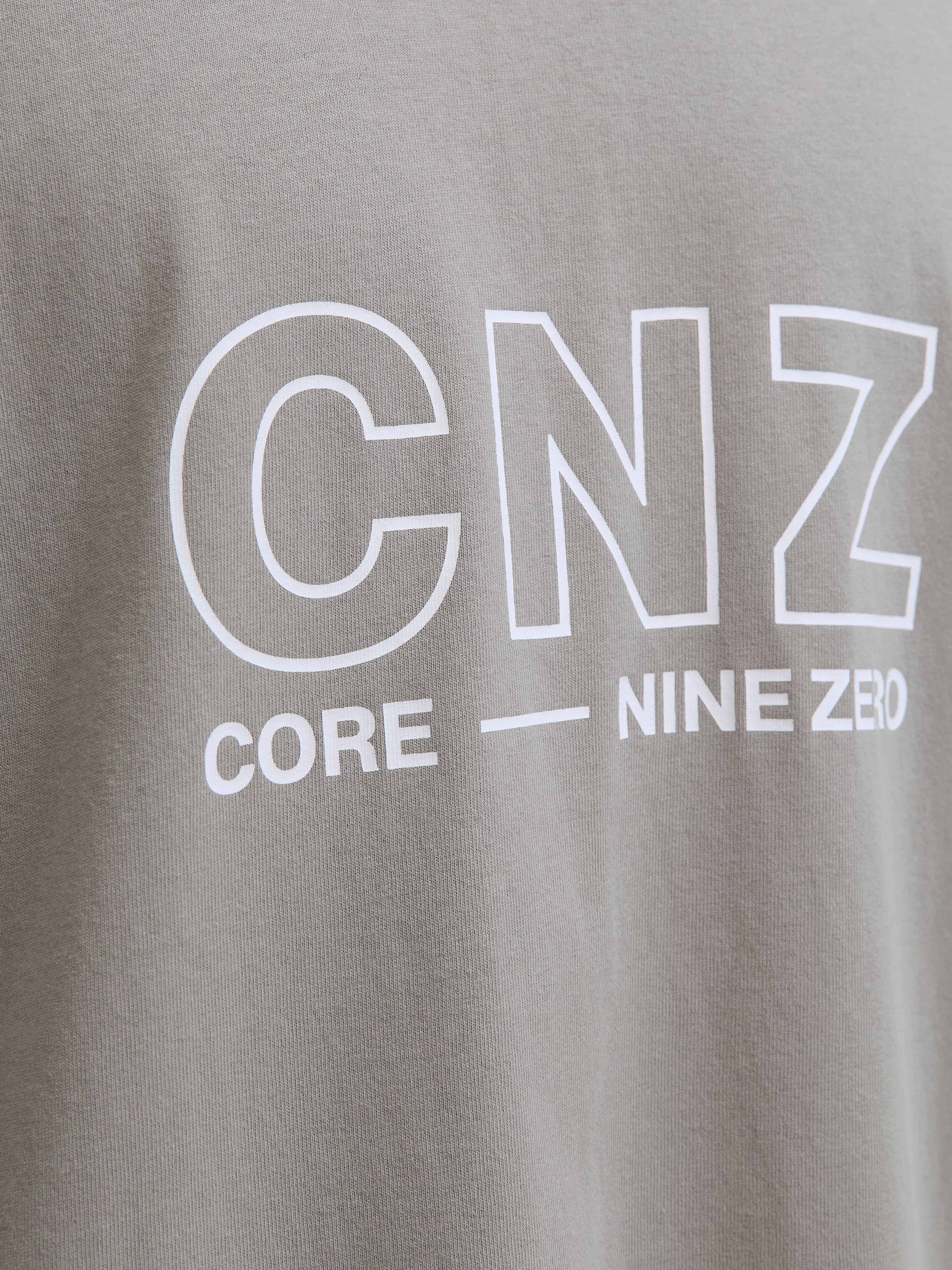 JACK & JONES JCOCNZAMSTERDAM branding t-shirt in gray flannel - Image 7