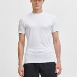 JACK & JONES JCOCNZ baselayer tee in bright white - Image 1