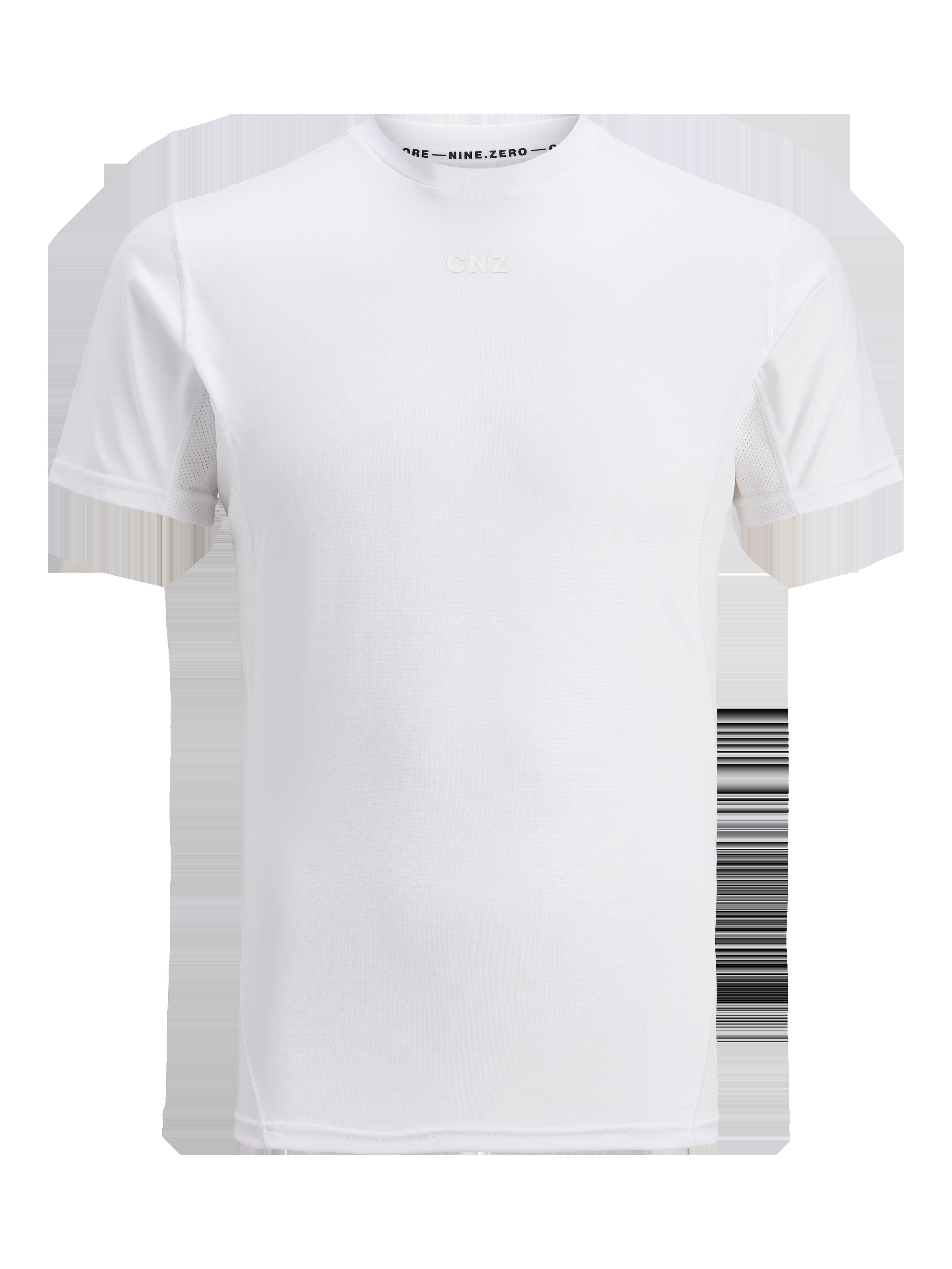 JACK & JONES JCOCNZ baselayer tee in bright white - Image 3