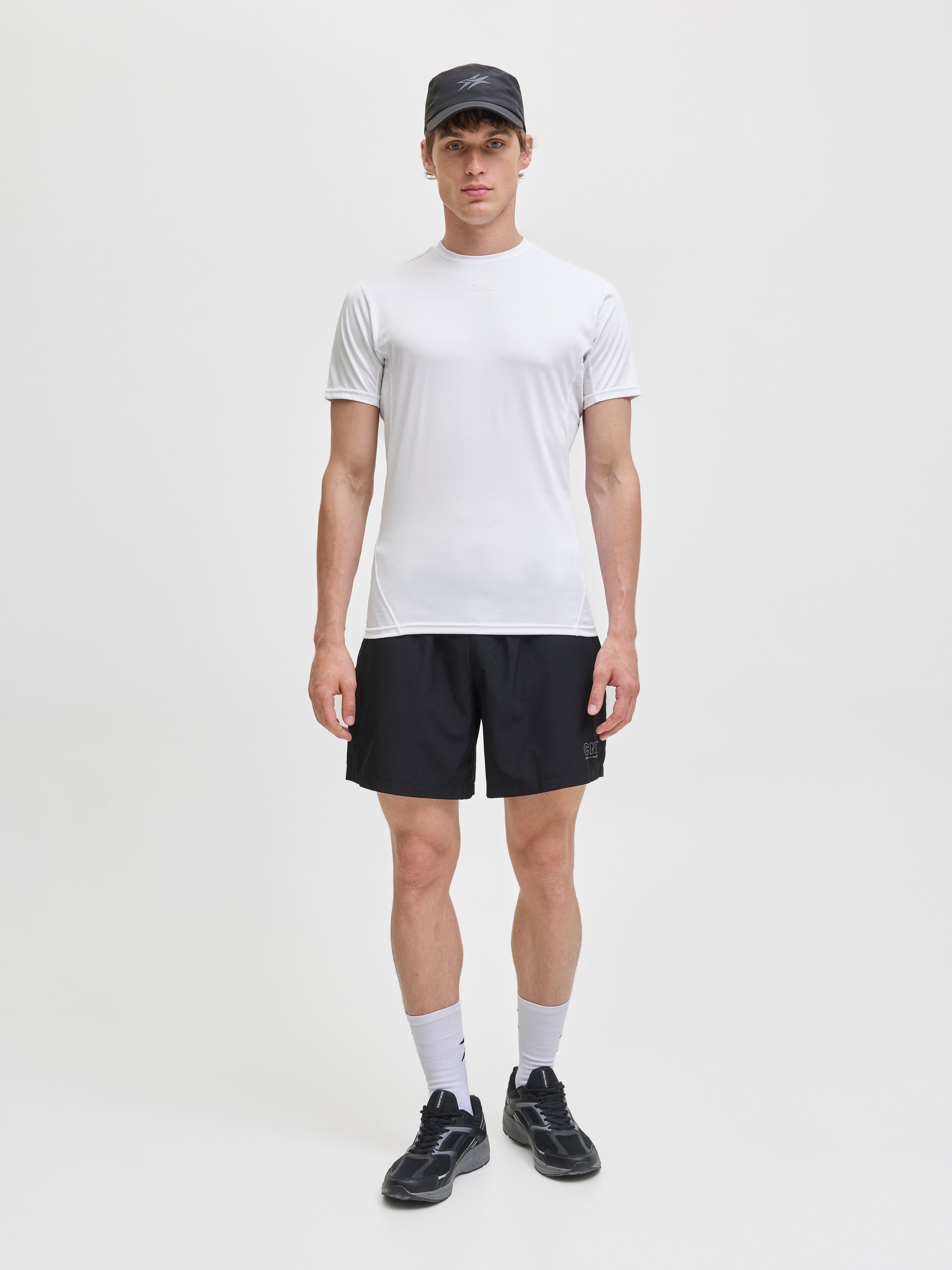 JACK & JONES JCOCNZ baselayer tee in bright white - Image 4