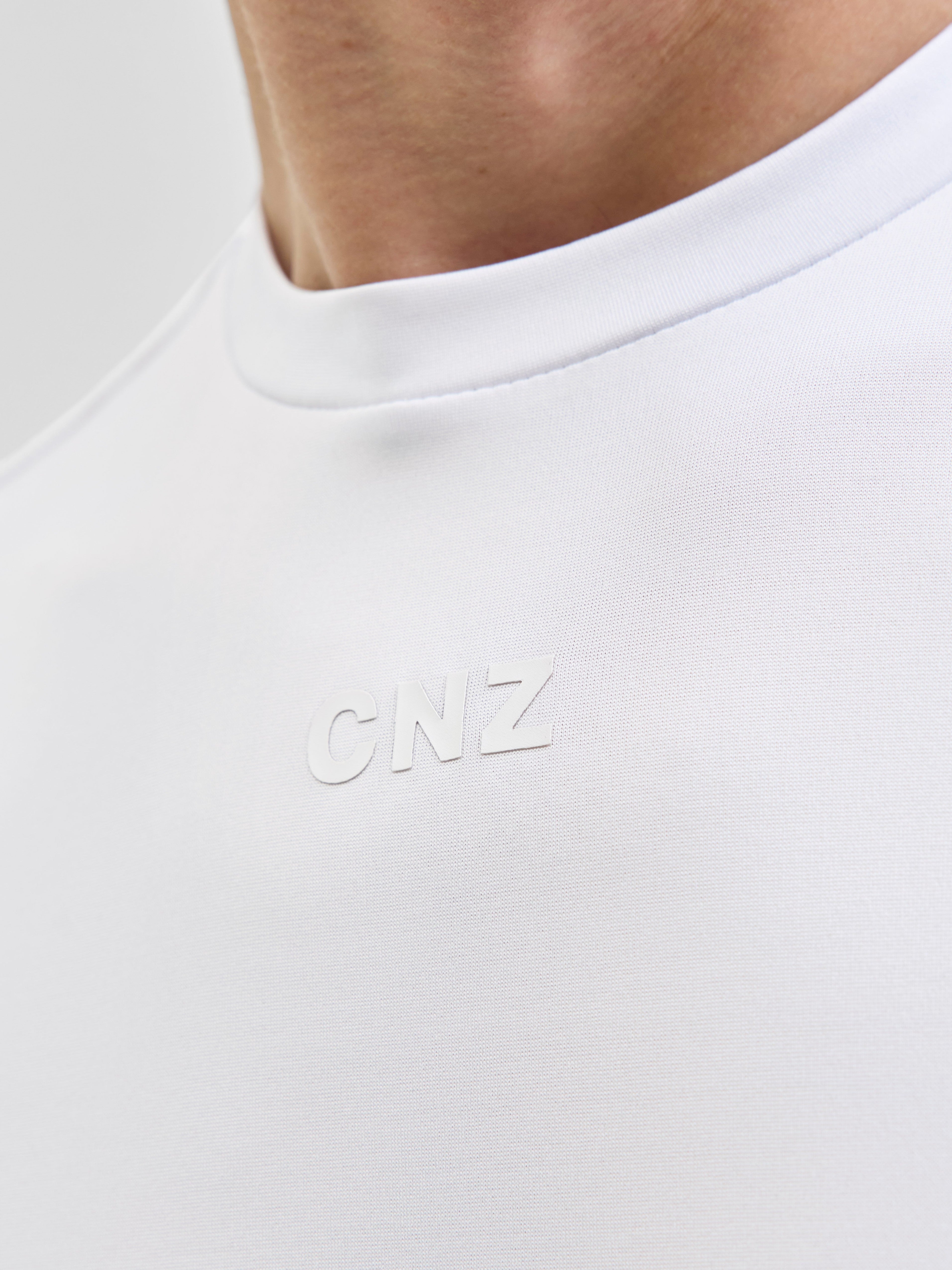 JACK & JONES JCOCNZ baselayer tee in bright white - Image 6