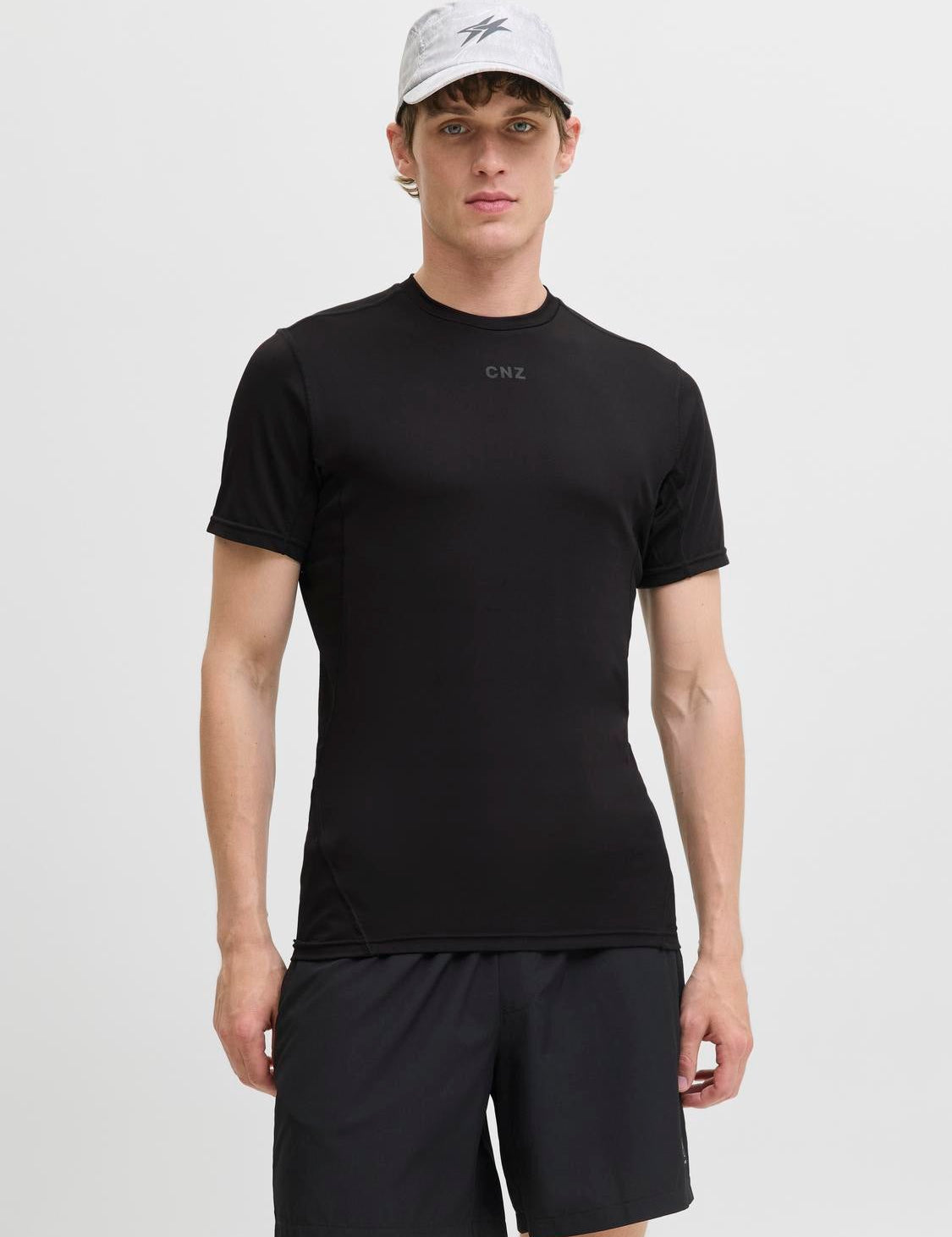 JACK & JONES JCOCNZ baselayer tee - black
