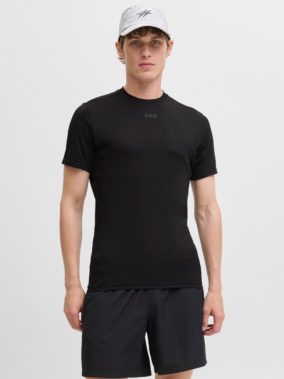 JACK & JONES JCOCNZ baselayer tee - black
