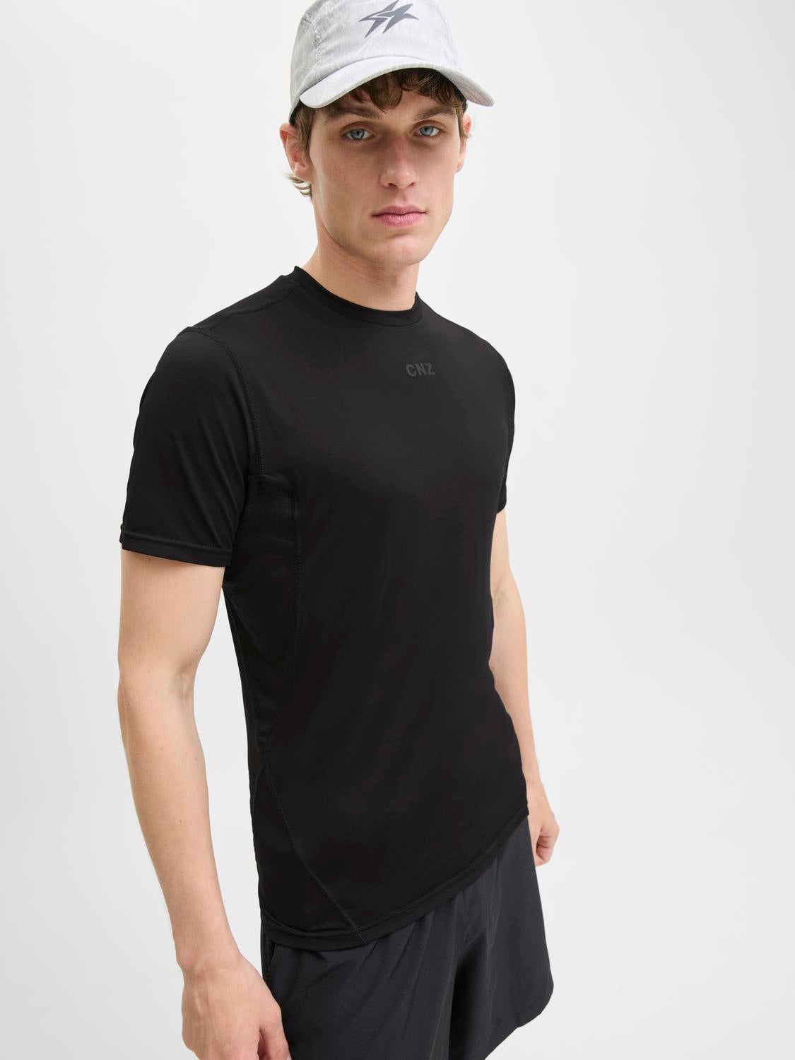 JACK & JONES JCOCNZ baselayer tee - black