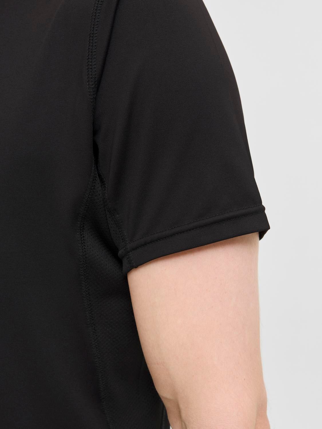 JACK & JONES JCOCNZ baselayer tee - black