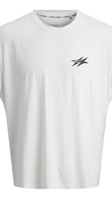 JACK & JONES JCOCNZ berlin tank top in bright white - Image 3