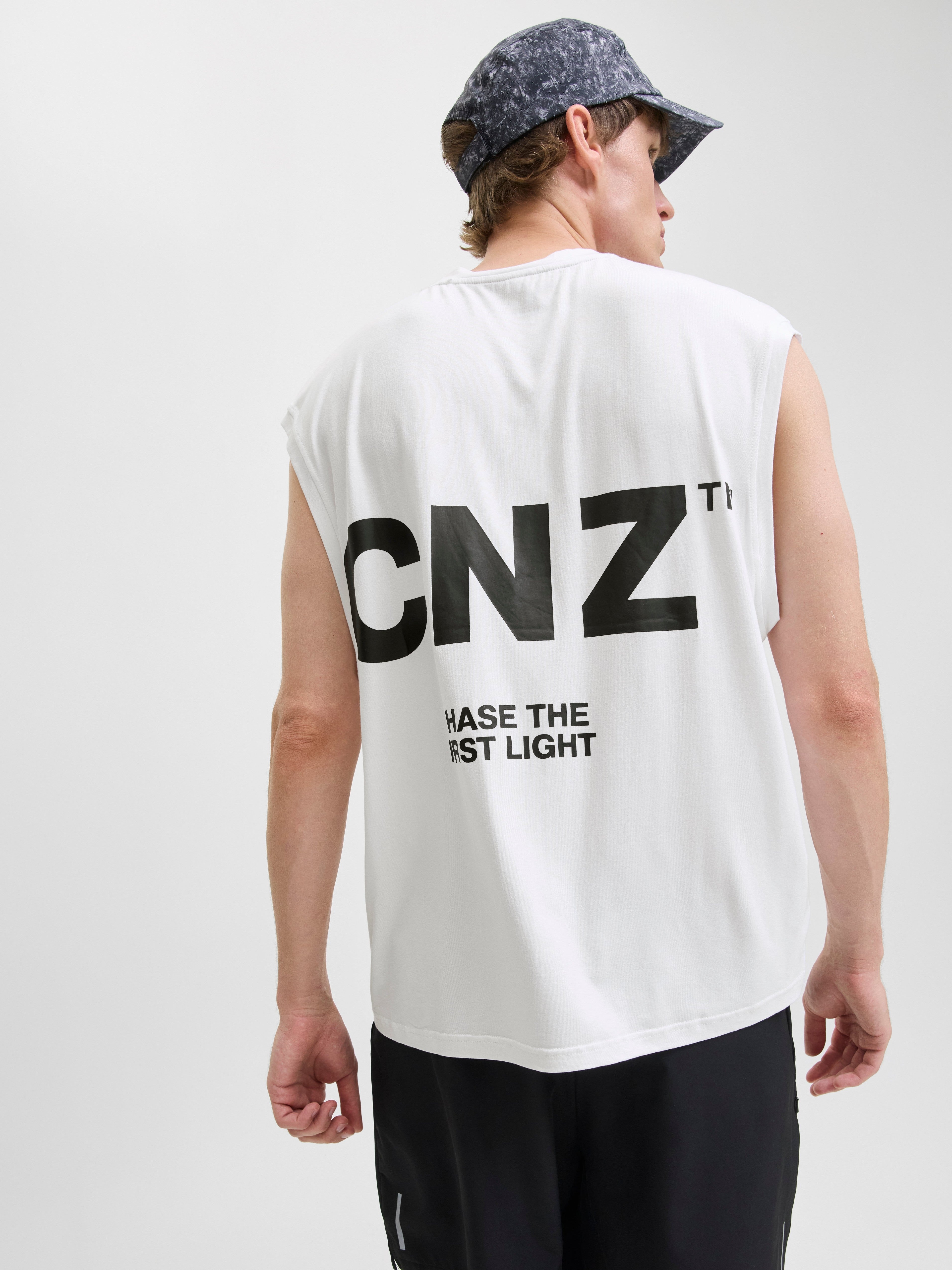 JACK & JONES JCOCNZ berlin tank top in bright white - Image 8