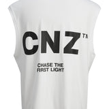 JACK & JONES JCOCNZ berlin tank top in bright white - Image 4