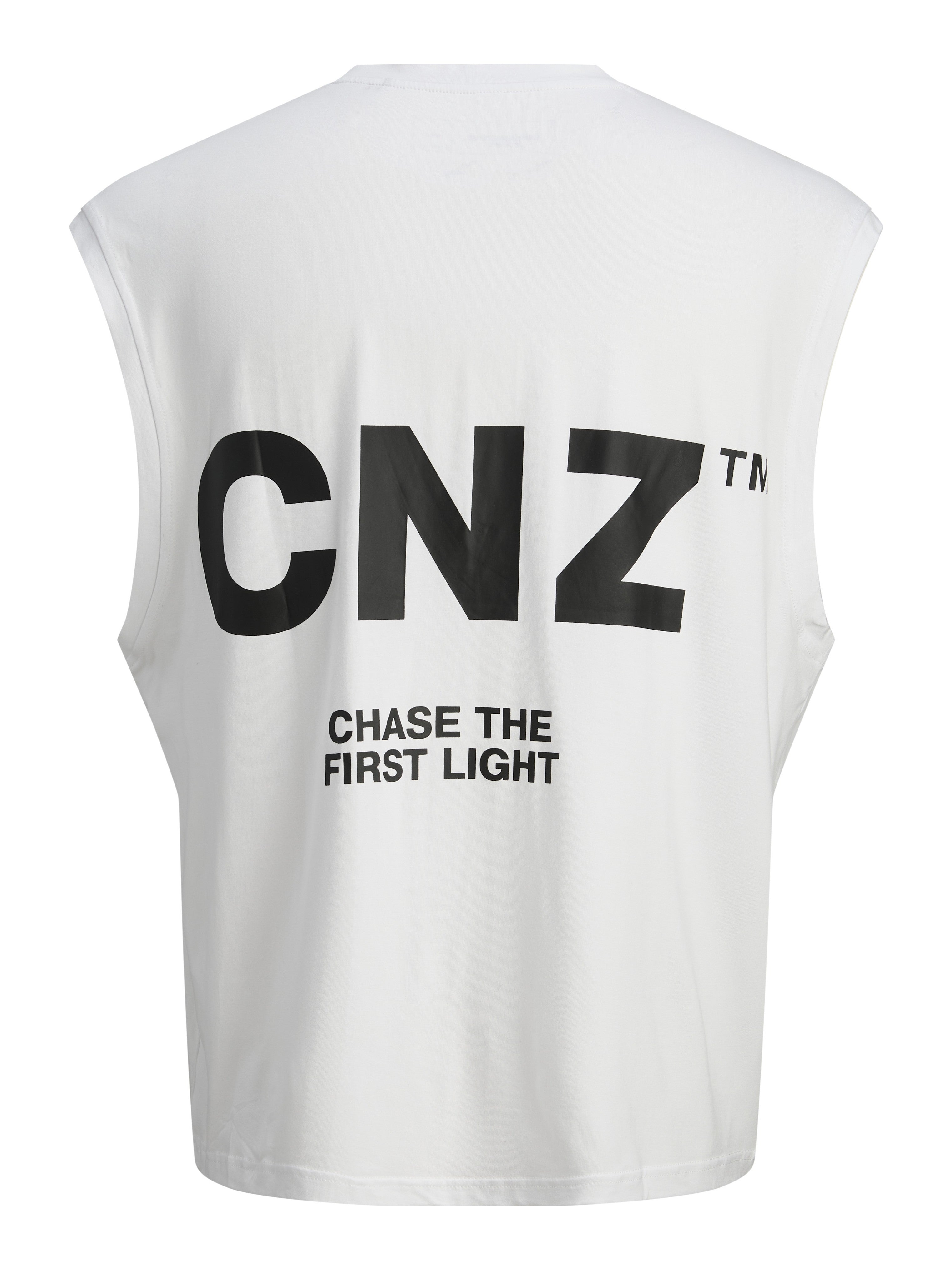 JACK & JONES JCOCNZ berlin tank top in bright white - Image 4