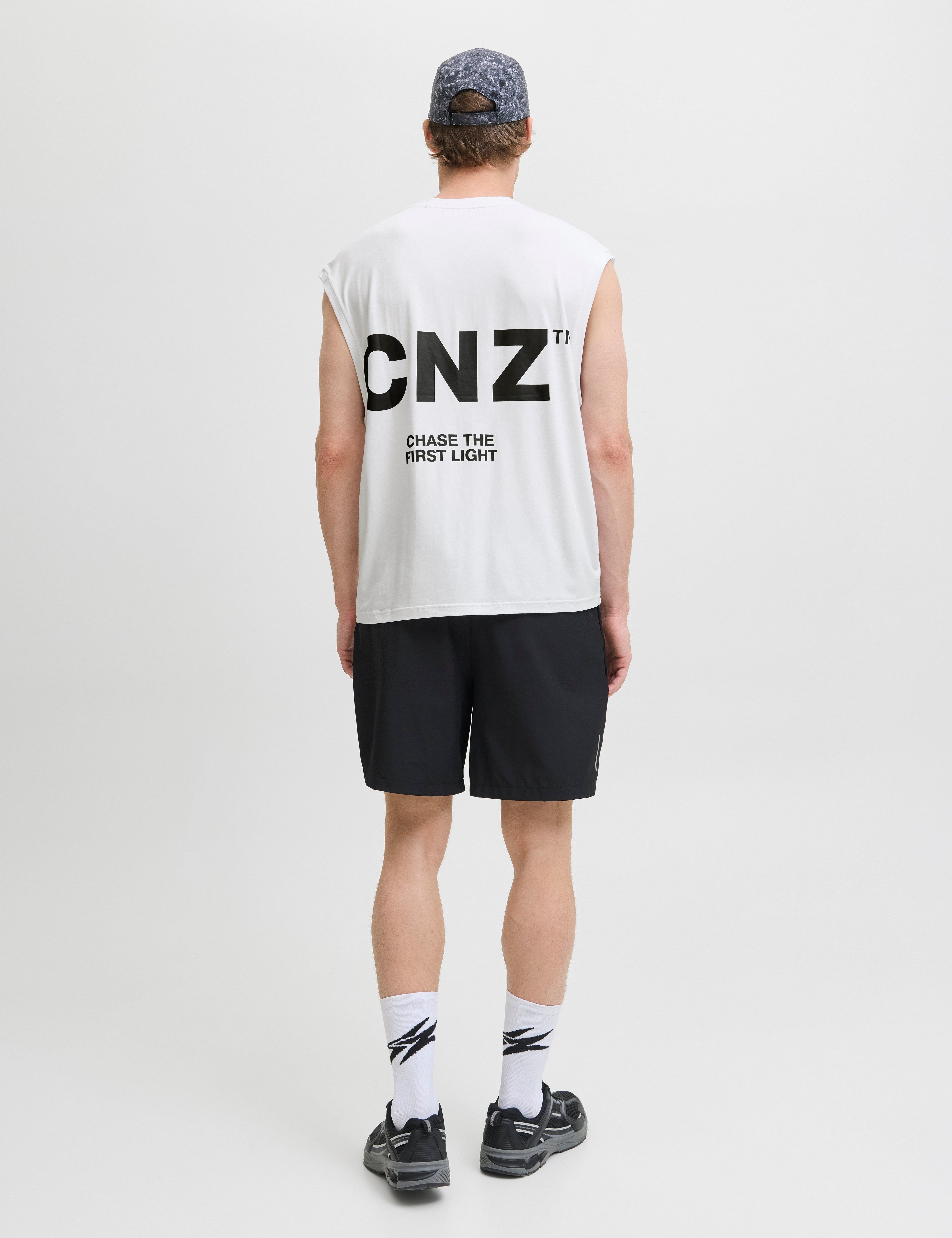 JACK & JONES JCOCNZ berlin tank top in bright white - Image 2
